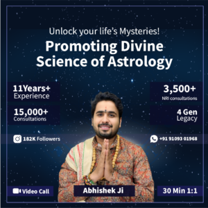 Astrologer Abhishek Mishra offering Vedic astrology consultations and life guidance services
