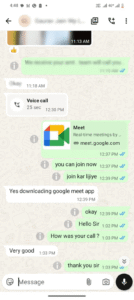 client positive feedback on whatsapp chat after online astrology consultation
