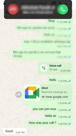 After Astrology consultation with Prashna Kundli customer positive feedback on WhatsApp