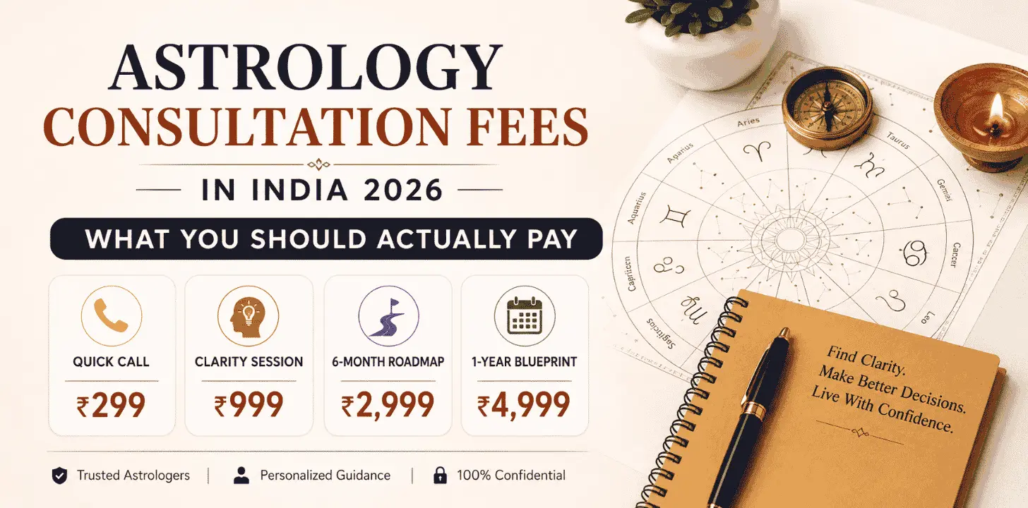 Astrology Consultation Fees in India 2026 — What You Should Actually Pay know by Prashna Kundli