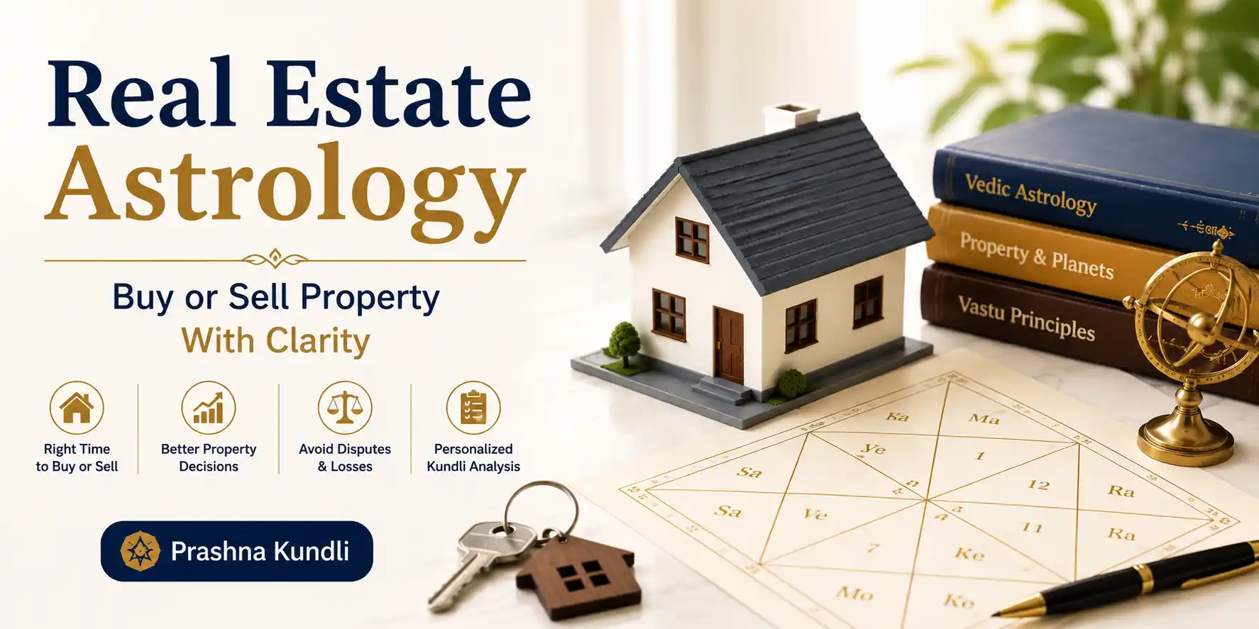 Real Estate Astrology consultation for buying or selling property with Vedic Kundli analysis