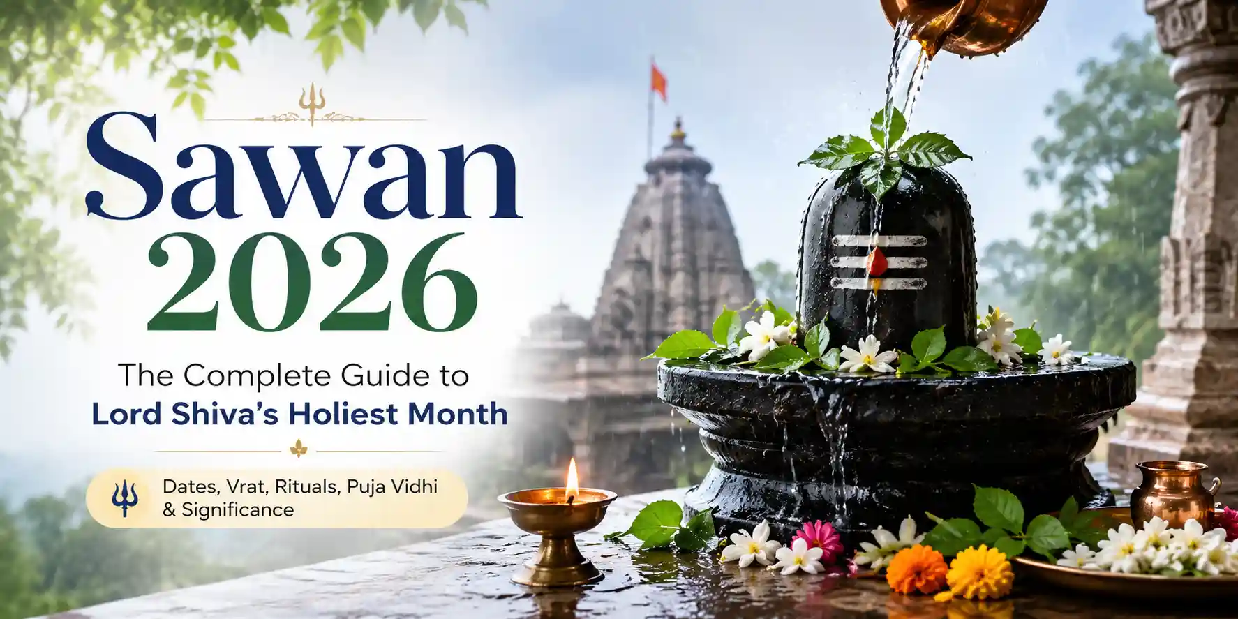 Sawan 2026 — The Complete Guide to the Holiest Month of Lord Shiva